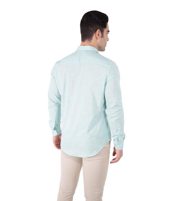 CAMISA SOCIAL MANGA LONGA SLIM FIT FLAMÊ