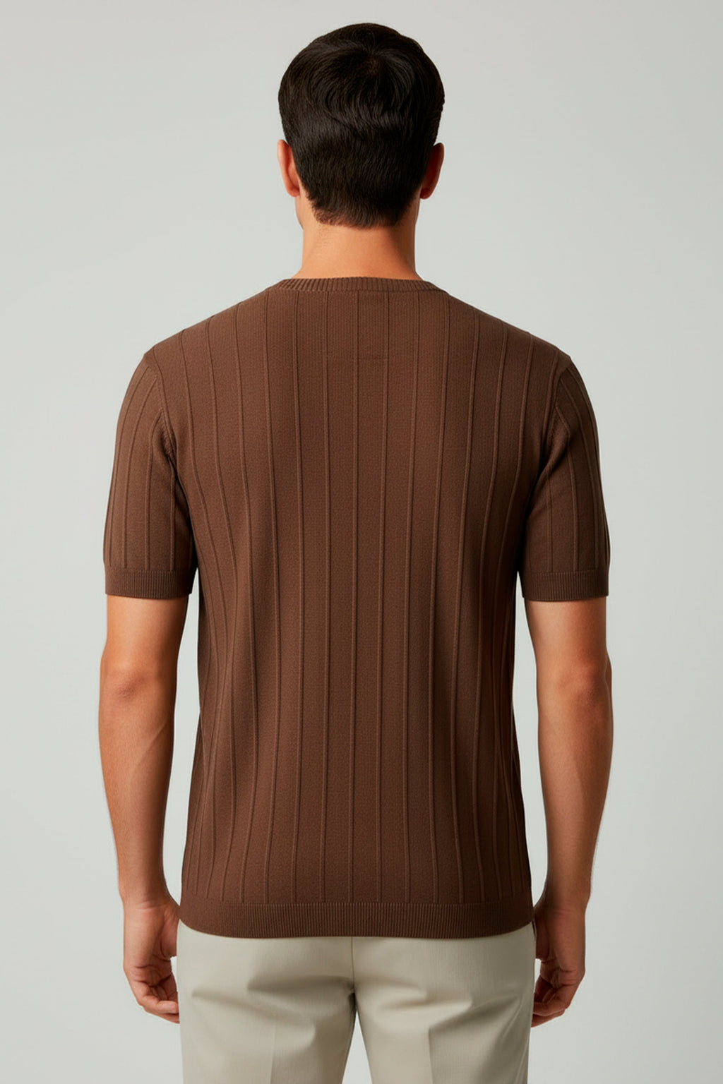CAMISETA TRICOT  CANELADA