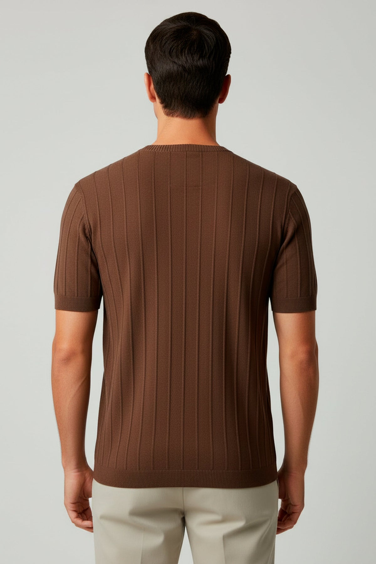 CAMISETA TRICOT  CANELADA