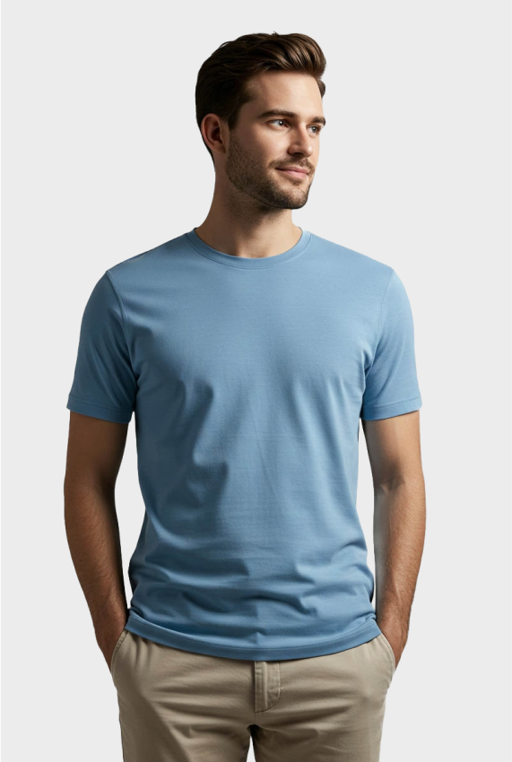 CAMISETA BÁSICA GOLA REDONDA