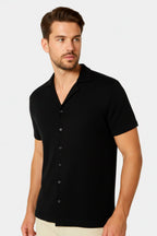 CAMISA MANGA CURTA PIQUET TEXTURA