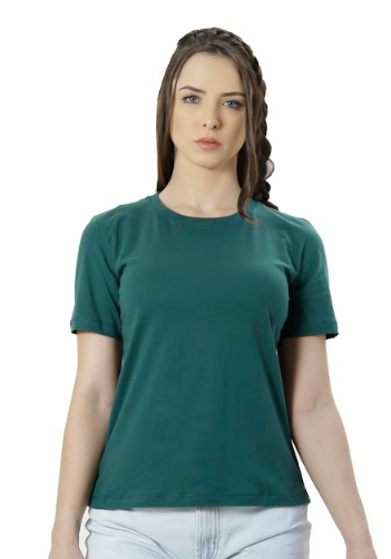CAMISETA FEMININA BABY LONG GOLA REDONDA