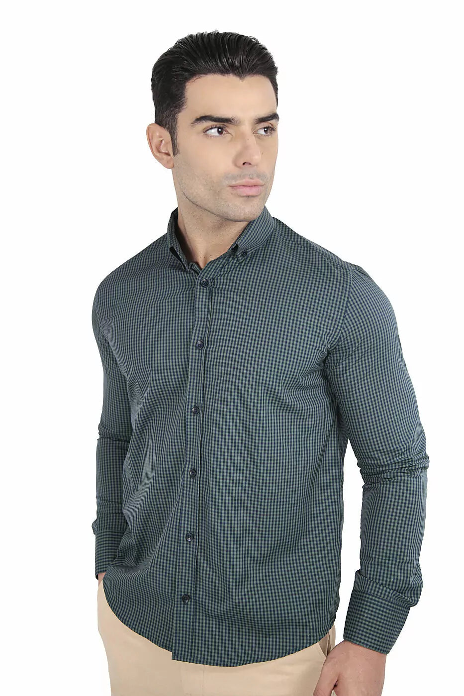 CAMISA SOCIAL SLIM FIT MANGA LONGA XADREZ