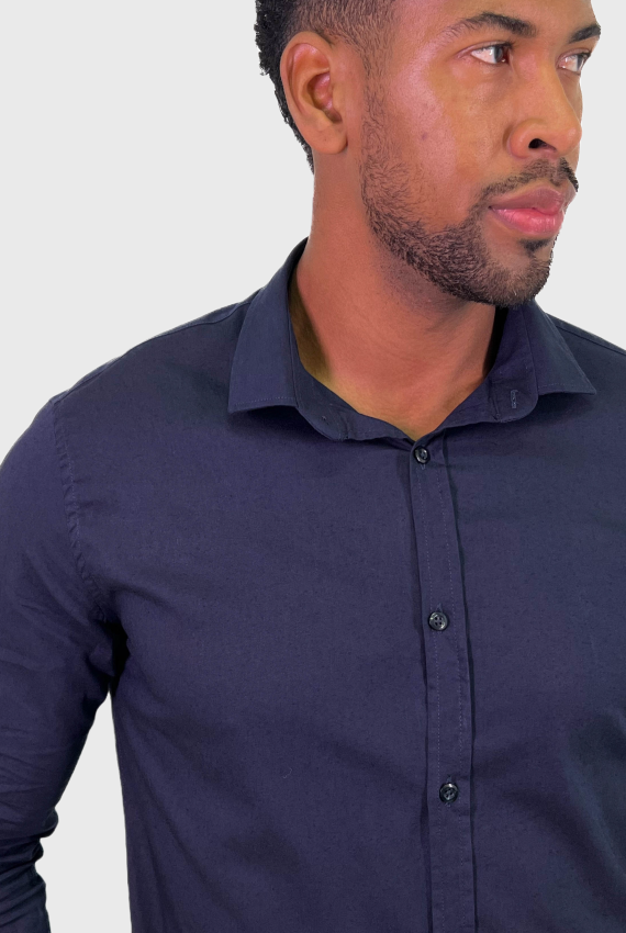 CAMISA MANGA LONGA LINHO SLIM FIT