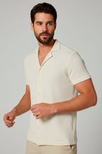 CAMISA MANGA CURTA PIQUET TEXTURA