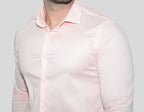 CAMISA MANGA LONGA SUPER SLIM BÁSICA COM ELASTANO