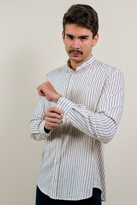 CAMISA PADRE LISTRAS FLAMÊ