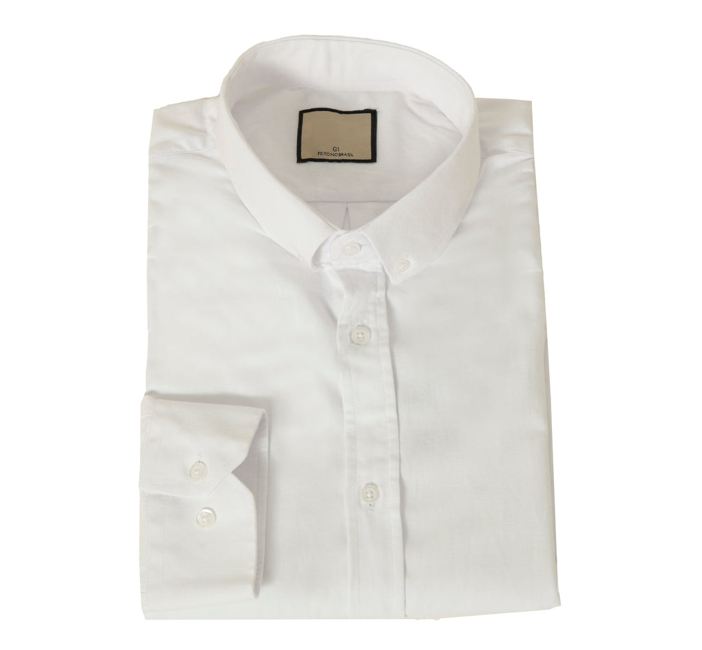 CAMISA MANGA CURTA PLUS OXFORD BUTTON DOWN