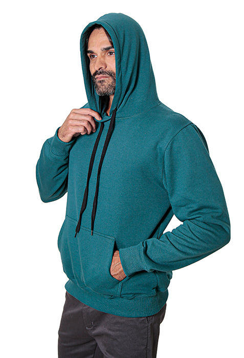 MOLETOM HODDIE CANGURU LISO FELPADO 2 CABOS