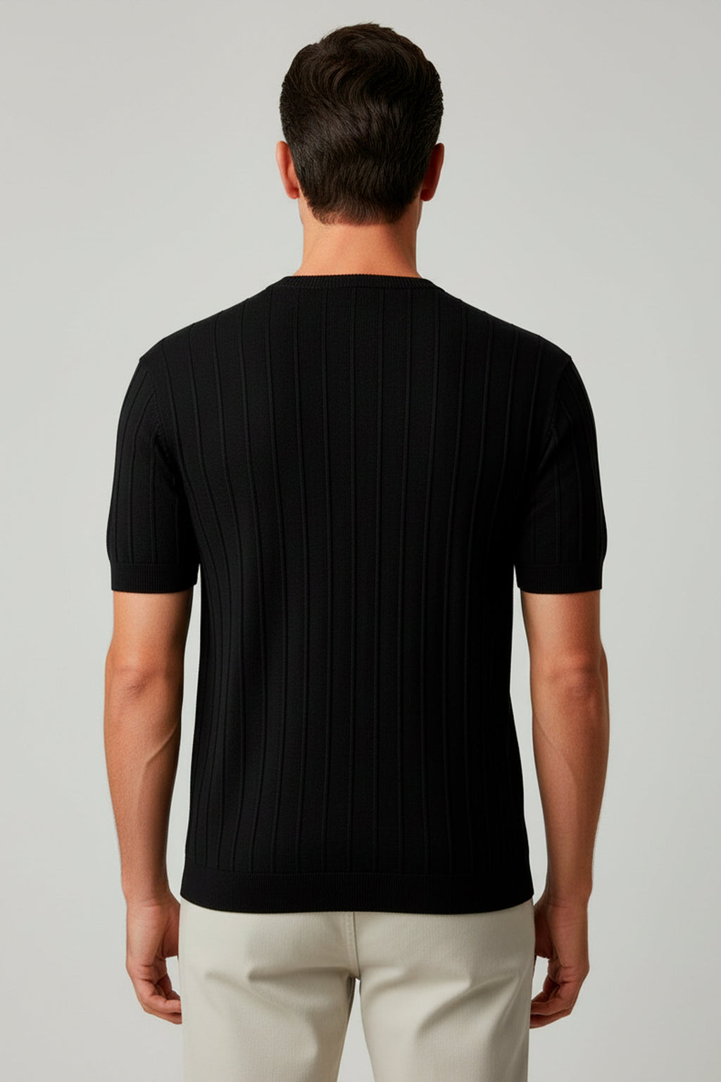 CAMISETA TRICOT  CANELADA