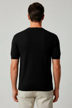 CAMISETA TRICOT  CANELADA
