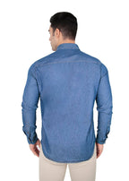 CAMISA JEANS MANGA LONGA SLIM FIT