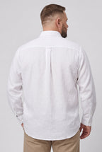 CAMISA MANGA LONGA PLUS SIZE LINHO
