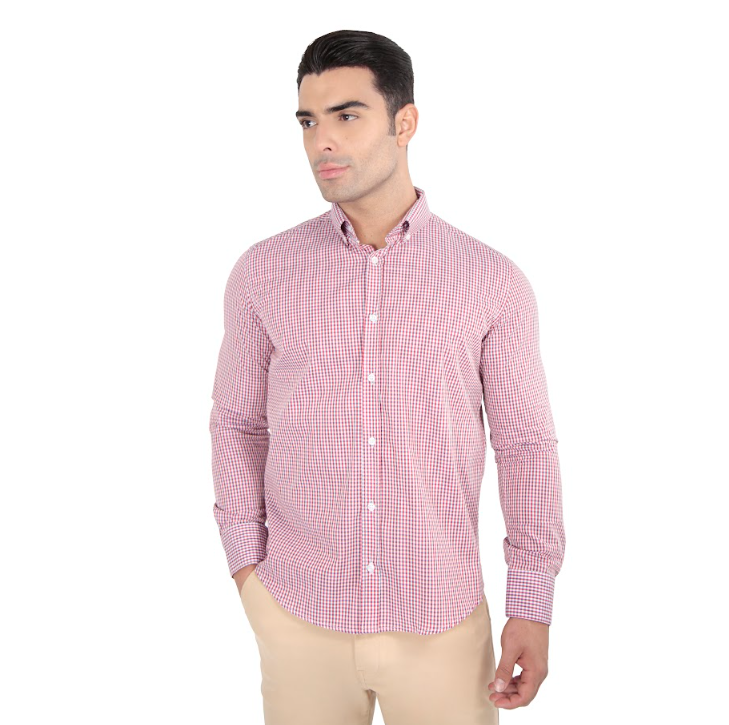 CAMISA SOCIAL SLIM FIT MANGA LONGA XADREZ