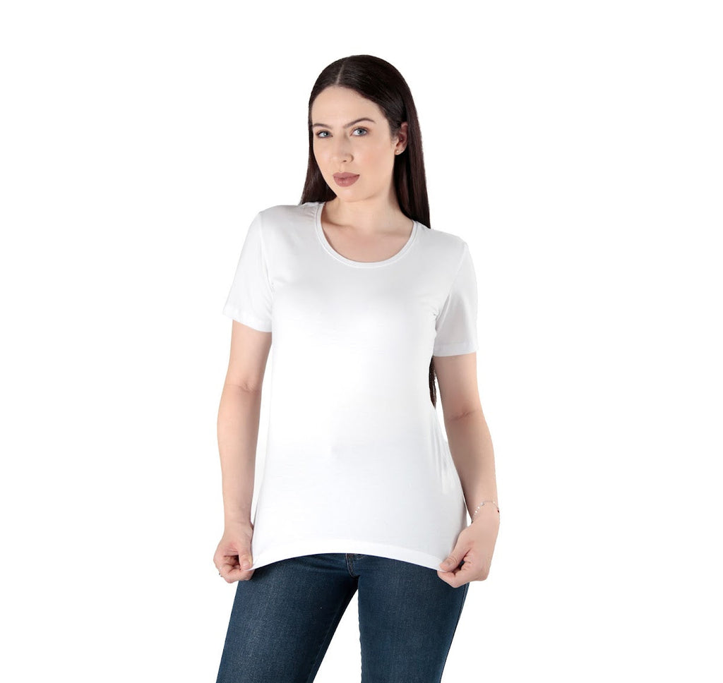 CAMISETA T-SHIRT ALGODÃO EGÍPCIO FEMININA PREMIUM