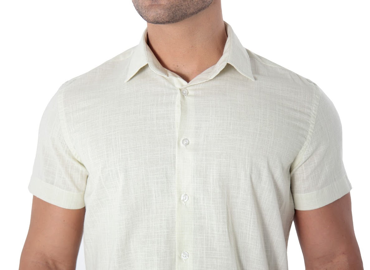 CAMISA MANGA CURTA SLIM FIT FLAMÊ
