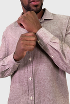 CAMISA MANGA LONGA LINHO SLIM FIT