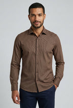 CAMISA MANGA LONGA SLIM FIT MAQUINETADO BAMBU