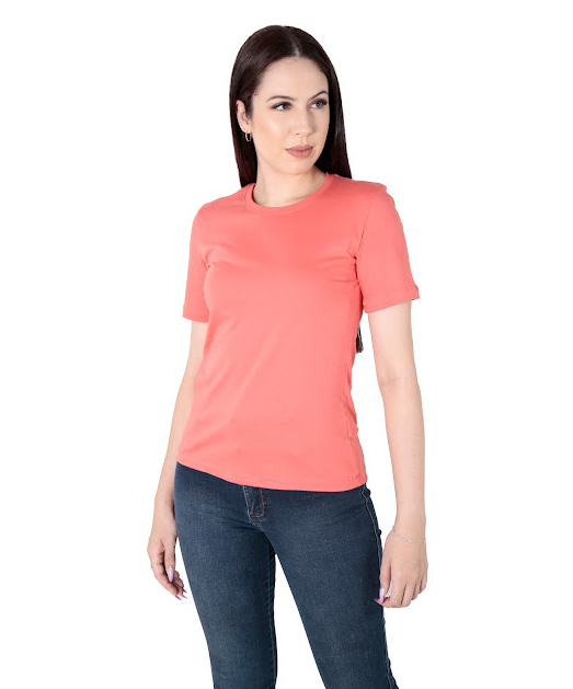 CAMISETA FEMININA BABY LONG GOLA REDONDA