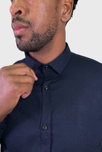 CAMISA MANGA LONGA LINHO SLIM FIT