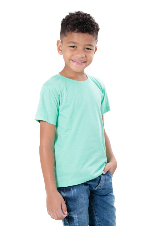 CAMISETA INFANTIL GOLA REDONDA
