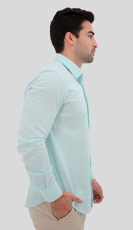 CAMISA MANGA LONGA LINHO SLIM FIT