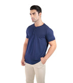 CAMISETA HENLEY EGÍPCIO GOLA PADRE