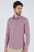 CAMISA SOCIAL SLIM FIT MANGA LONGA XADREZ