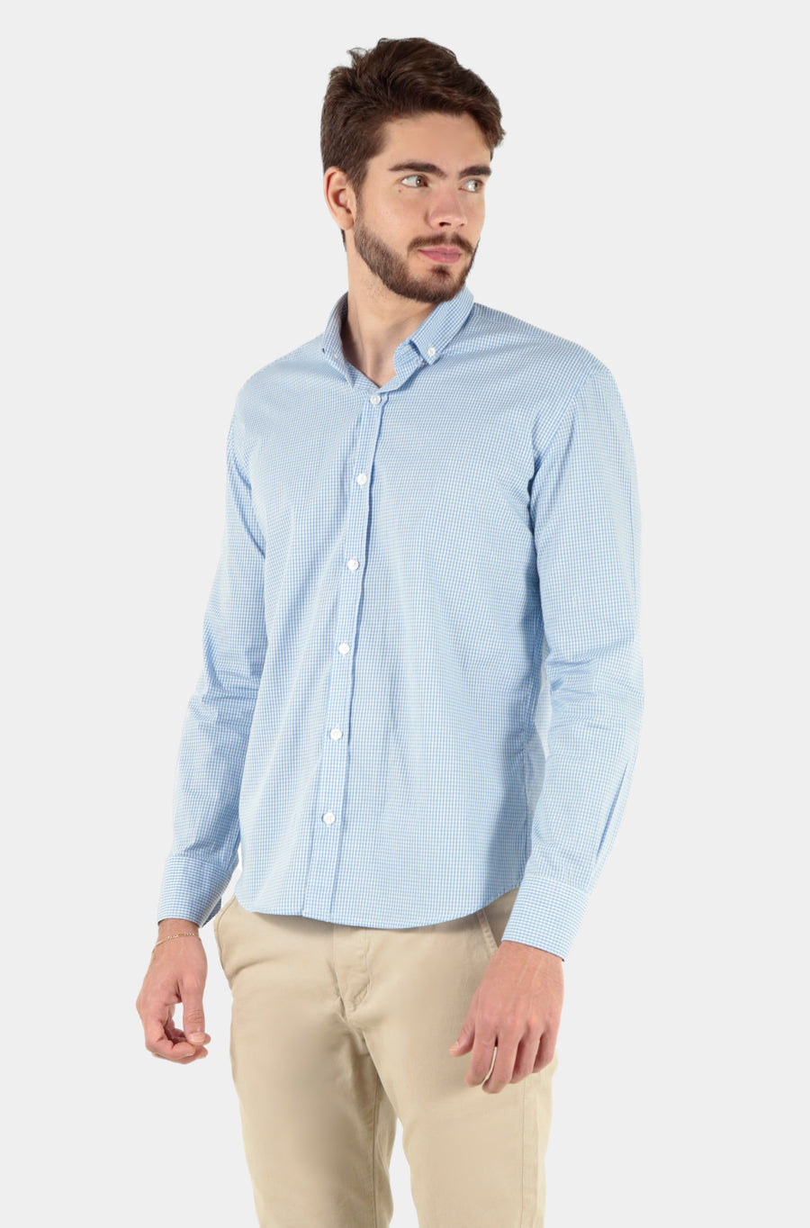 CAMISA SLIM FIT BUTTON DOWN XADREZ