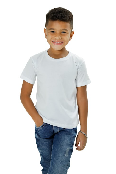 CAMISETA GOLA REDONDA INFANTIL