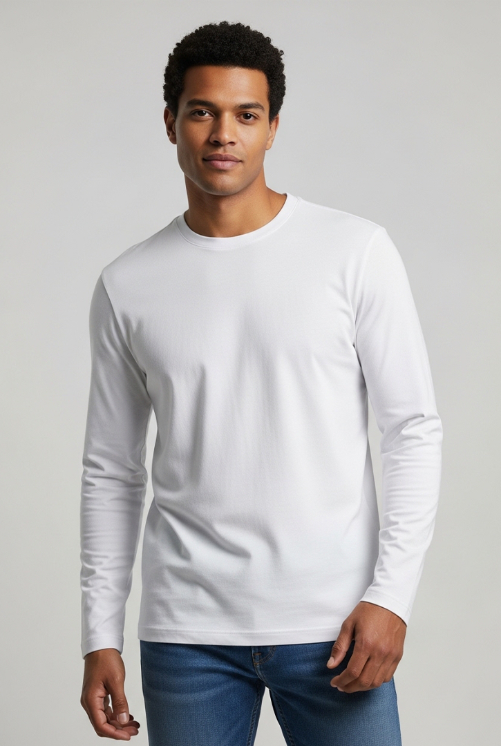 CAMISETA BÁSICA MANGA LONGA WORK