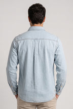 CAMISA JEANS OVERSHIRT MANGA LONGA