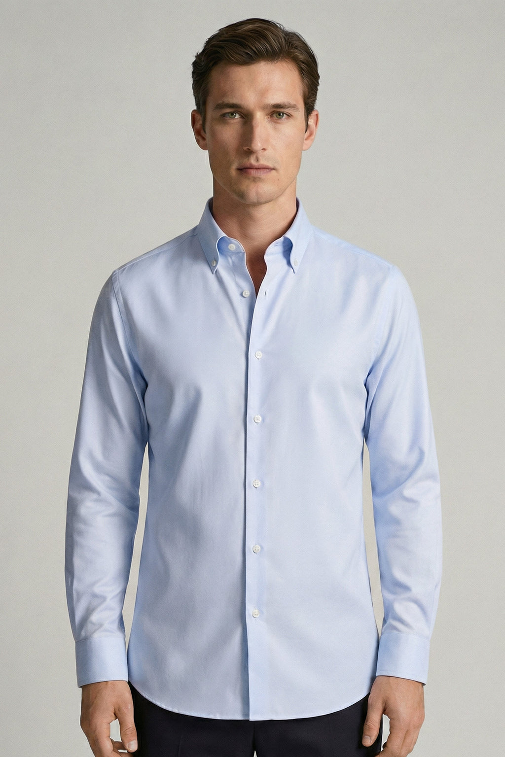 CAMISA MANGA LONGA SLIM FIT OXFORD PREMIUM EGÍPCIO