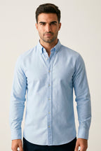 CAMISA MANGA LONGA SLIM FIT OXFORD BUTTON DOWN