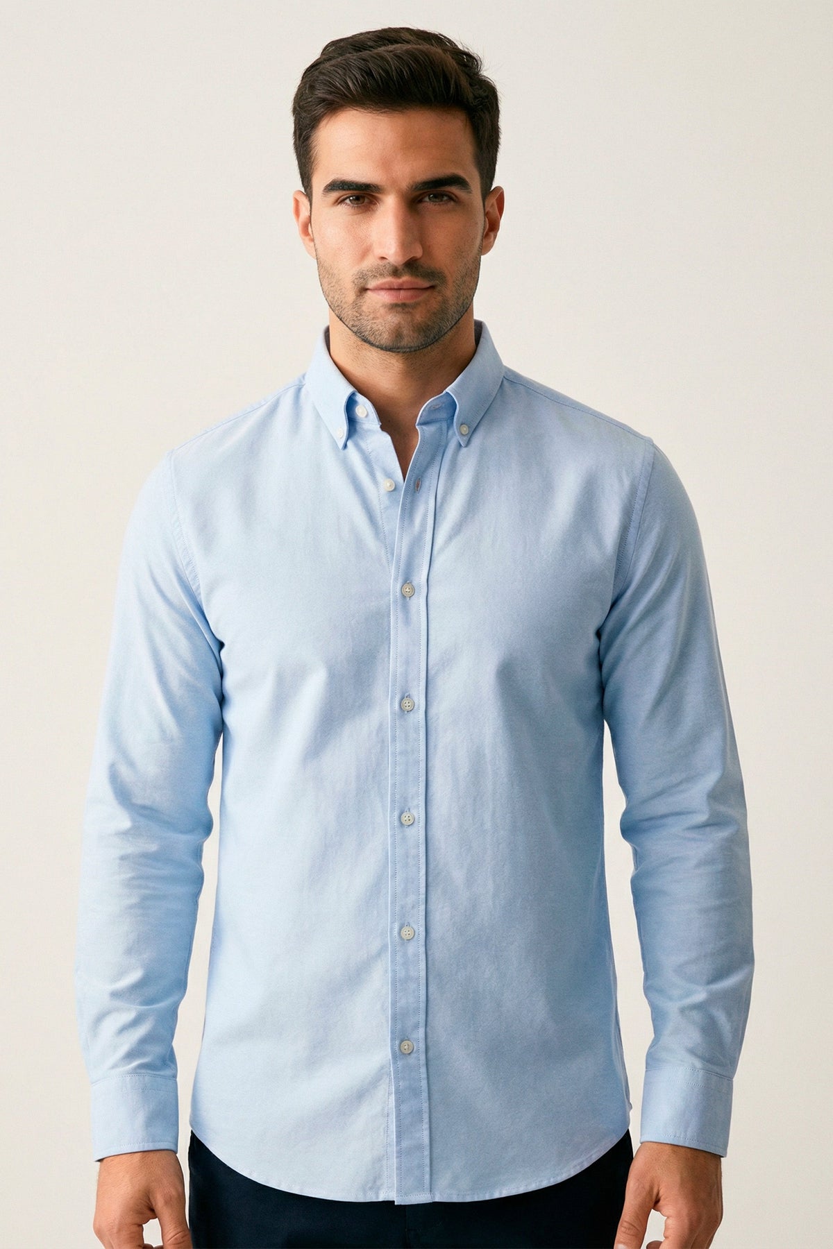 CAMISA MANGA LONGA SLIM FIT OXFORD BUTTON DOWN