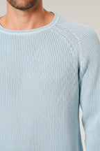 SUÉTER TRICOT RAGLAN GOLA O