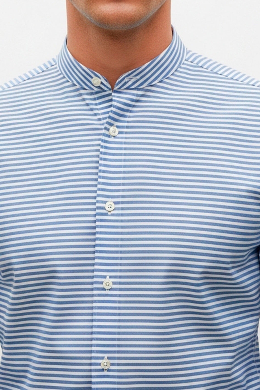 CAMISA MANGA LONGA SLIM FIT GOLA PADRE LISTRAS