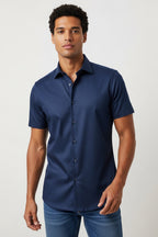 CAMISA MANGA CURTA  SLIM FIT BÁSICA