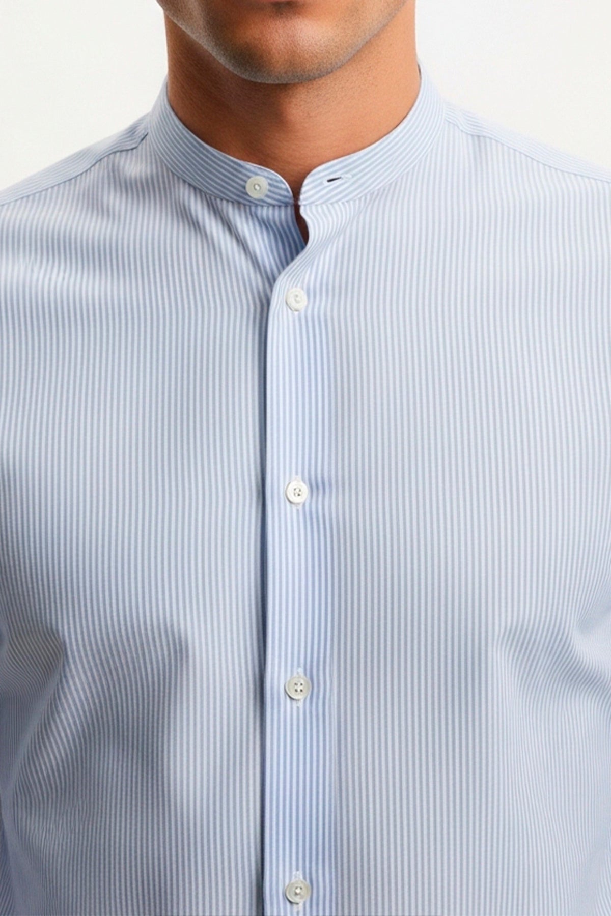 CAMISA MANGA LONGA SLIM FIT GOLA PADRE LISTRAS