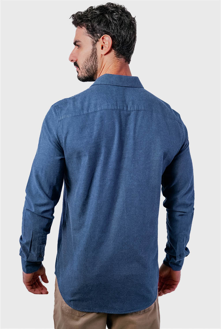 CAMISA FLANELA MANGA LONGA SLIM FIT