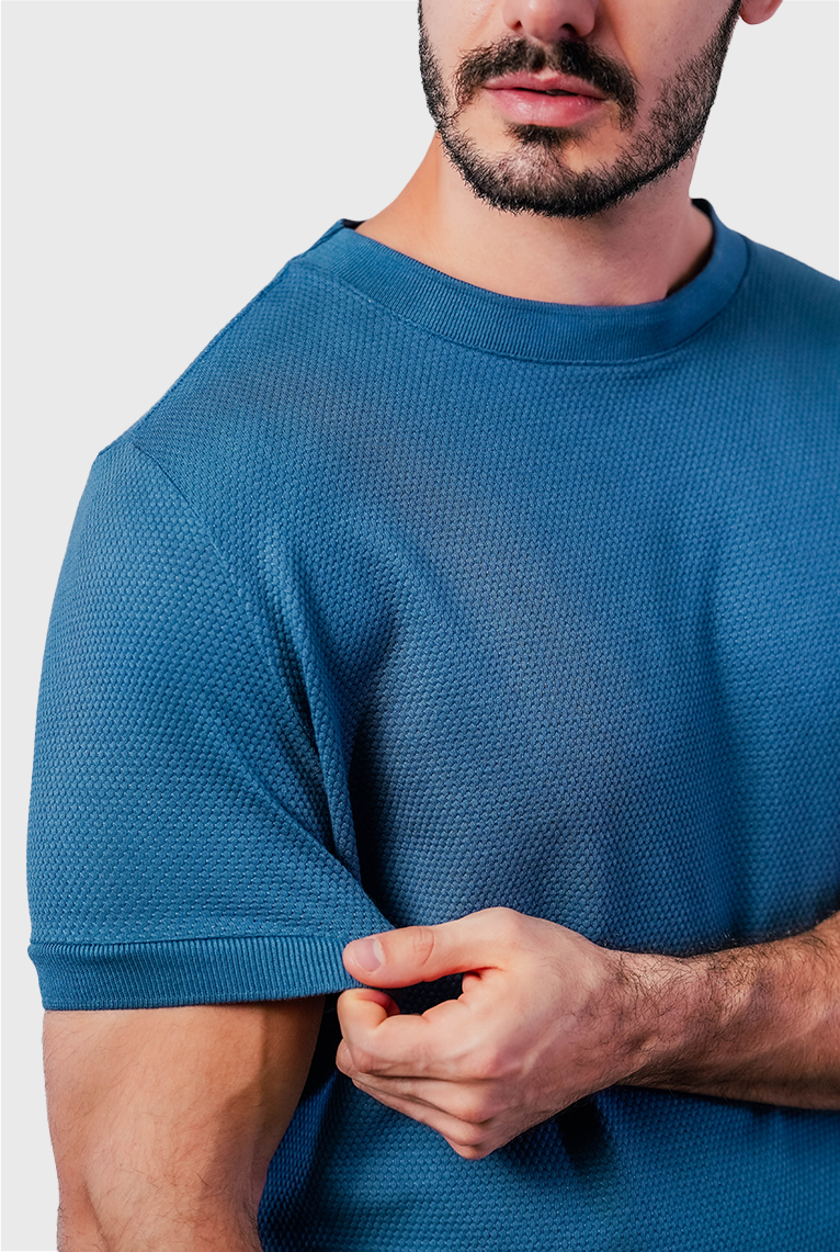 CAMISETA ESTRUTURADA TEXTURA