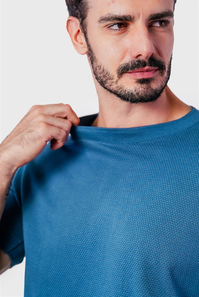CAMISETA ESTRUTURADA TEXTURA
