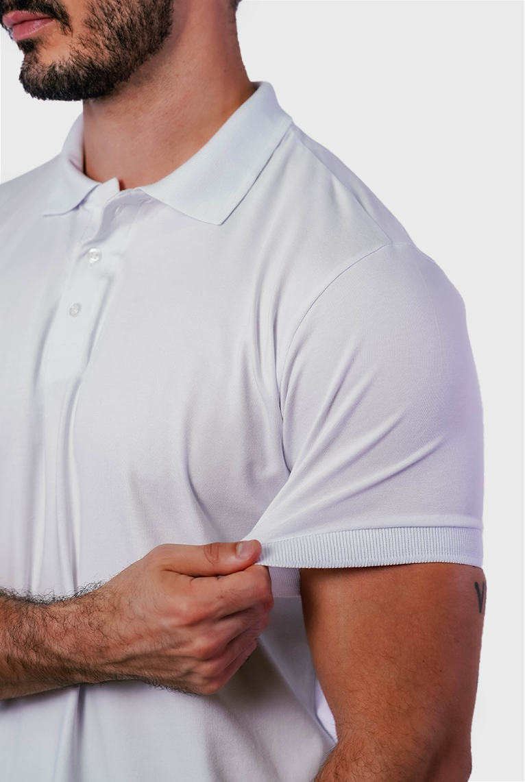 POLO COTTON PIMA COM ELASTANO LISA