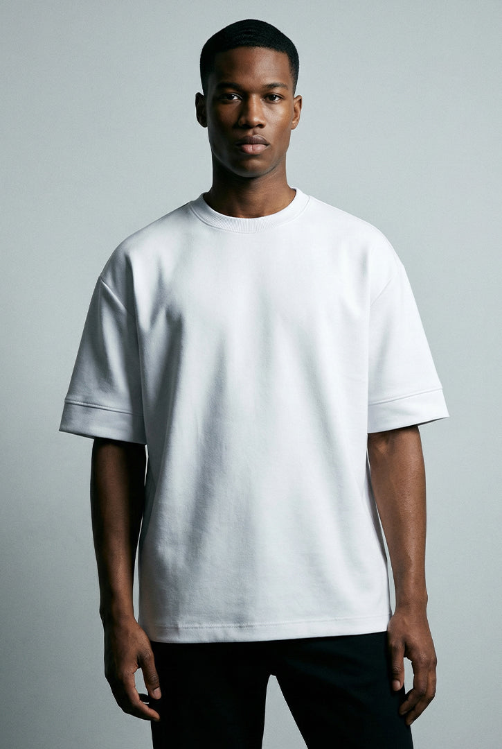CAMISETA OVERSIZED SUEDINE INTERLOCK PREMIUM