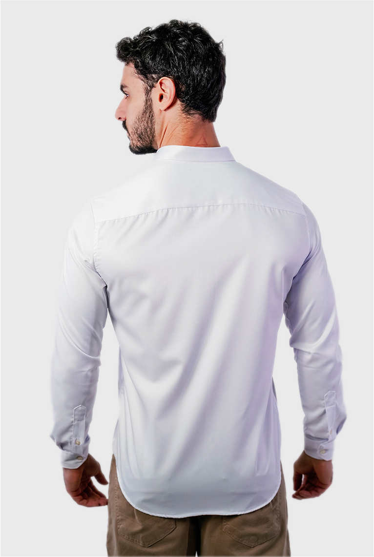 CAMISA MANGA LONGA SLIM FIT OXFORD MODAL BUTTON DOWN
