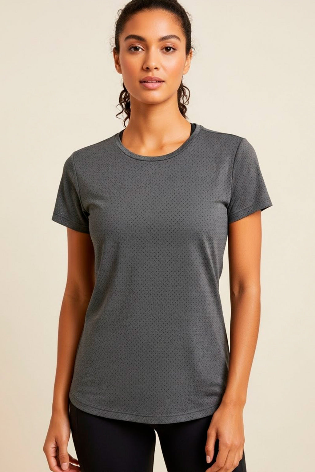 CAMISETA FEMININA FITNESS DRY POLIAMIDA