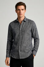 CAMISA MANGA LONGA LINHO SLIM FIT