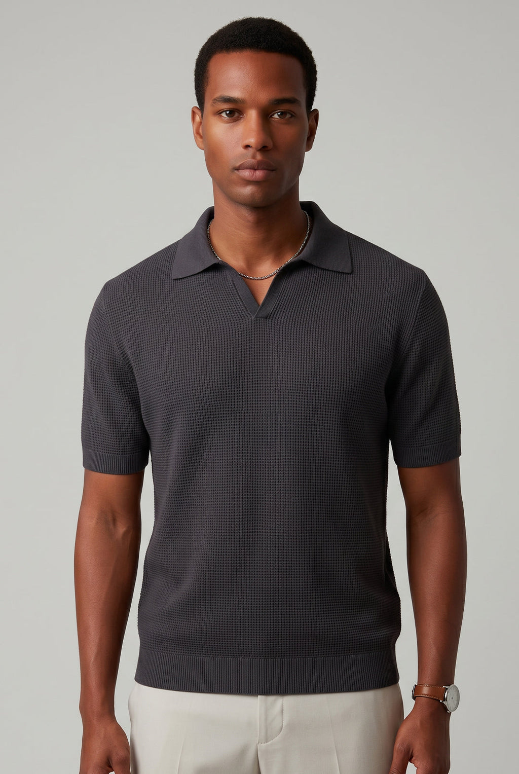 POLO TRICOT V TEXTURA