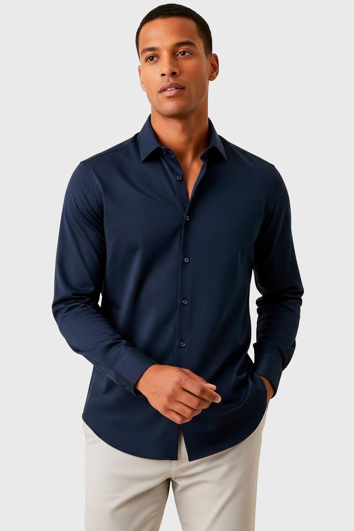 Camisa Manga Longa Comfort Básica