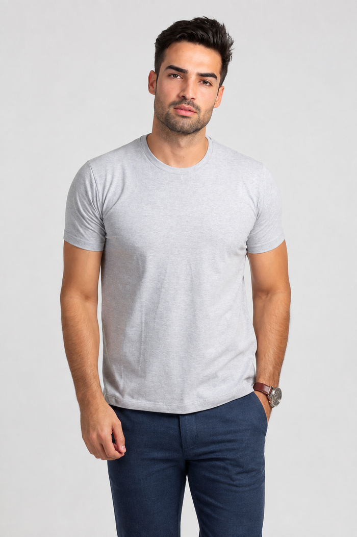 CAMISETA BÁSICA GOLA REDONDA